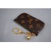 LOUİS VUİTTON MONOGRAM CANVAS KEY POUCH HAKİKİ DERİ